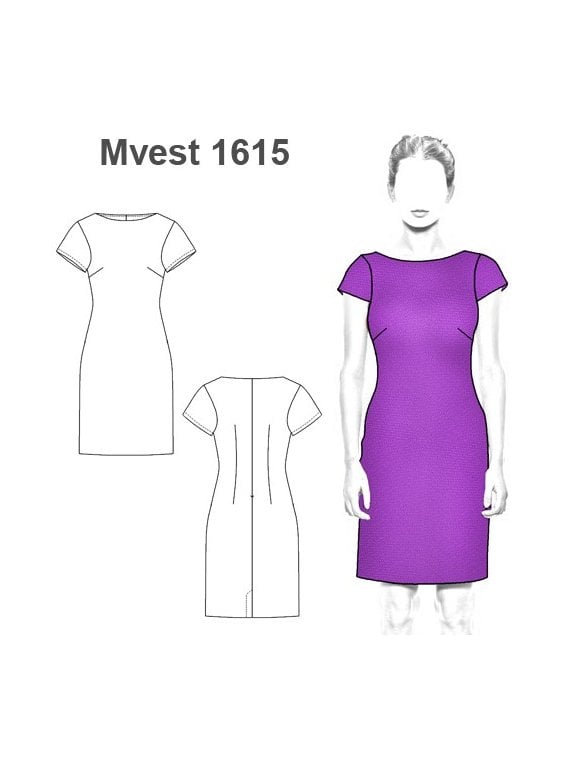 VESTIDO JACKIE MANGA CORTA MUJER