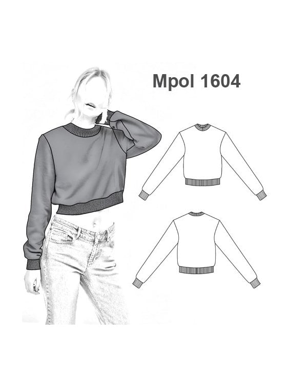 POLERON BUZO CORTO MUJER