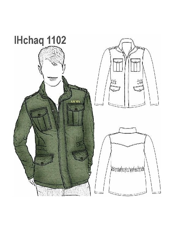 CHAQUETA MILITAR NIÑO 1102