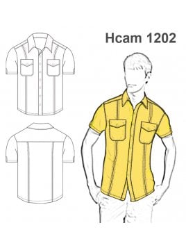 CAMISA CORTE VERTICAL