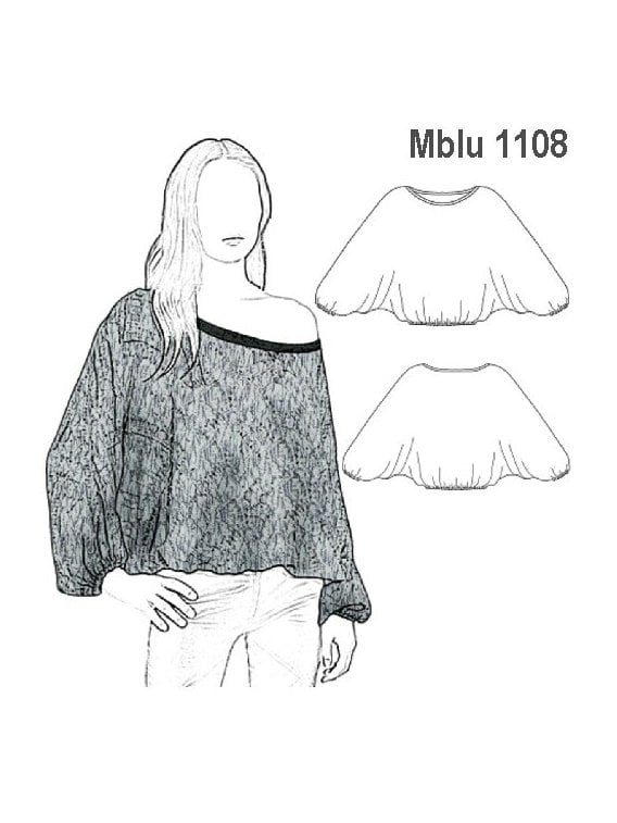 BLUSA MANGA MURCIELAGO MUJER