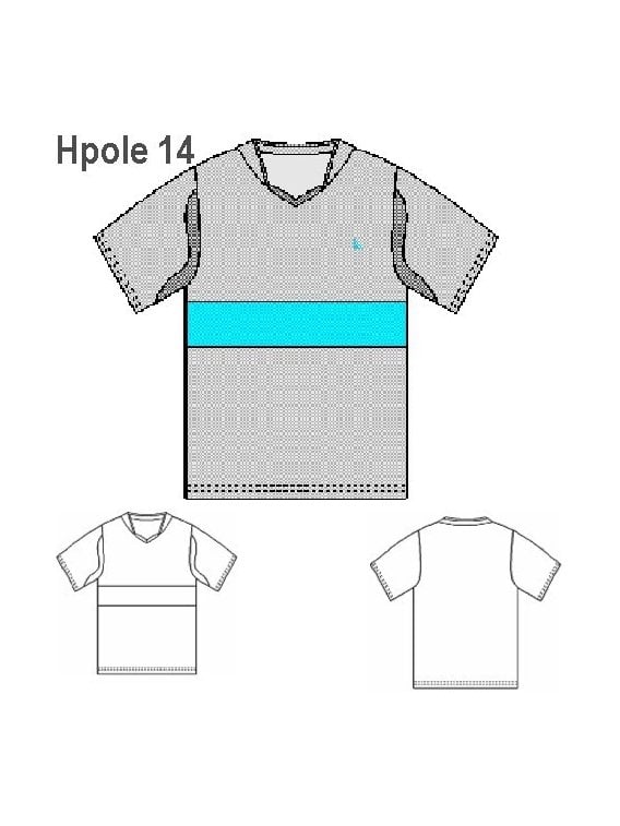 POLERA CORTE MANGA HOMBRE, CORTE EN DELA