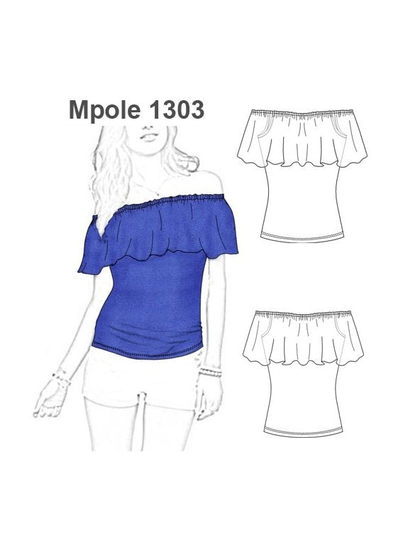 POLERA BOTE VUELO HOMBROS