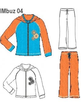 BUZO RAGLAND NIÑA 0904