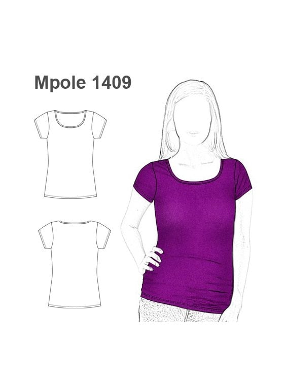 POLERA BASICA MUJER 1409