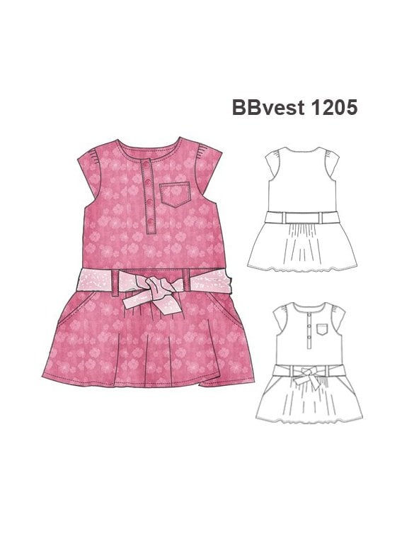 VESTIDO LAZO CINTURA