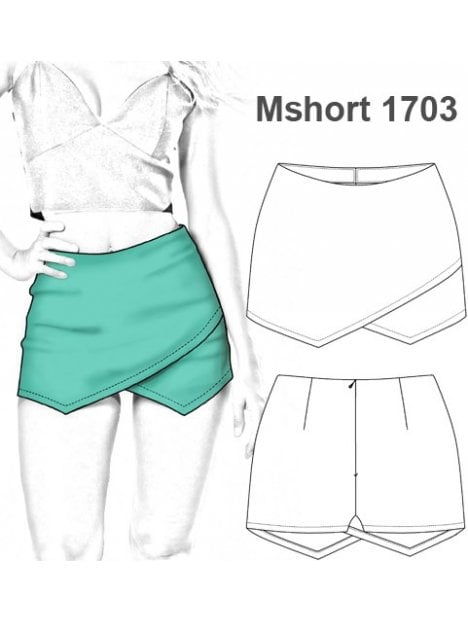 SHORT PUNTAS MUJER 1703