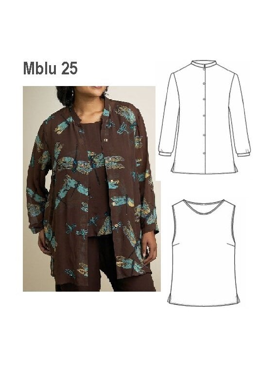 CONJUNTO PETO CON BLUSA MUJER, PETO SIN