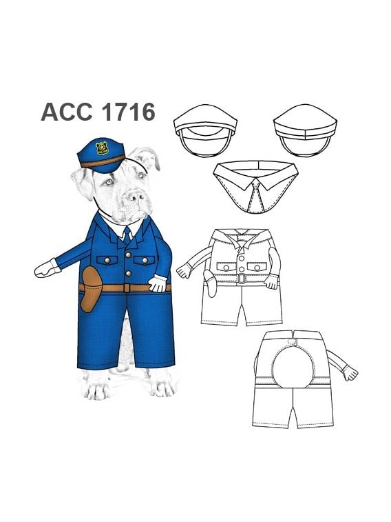 DISFRAZ POLICIA PARA PERRO