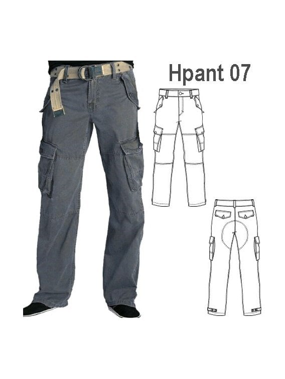 PANTALON CARGO HOMBRE 0907