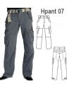 PANTALON CARGO HOMBRE 0907