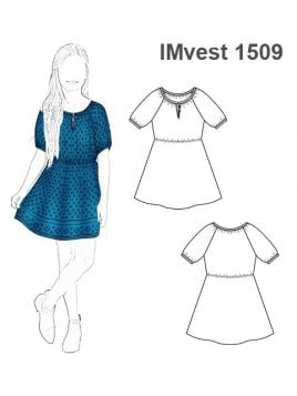 VESTIDO EVASE NIÑA 1509