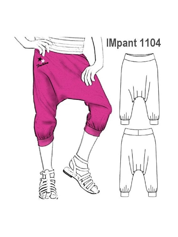 PANTALON HAREM NIÑA 1104
