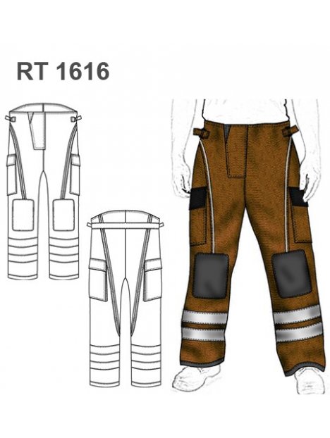 PANTALON BOMBERO RT 1616