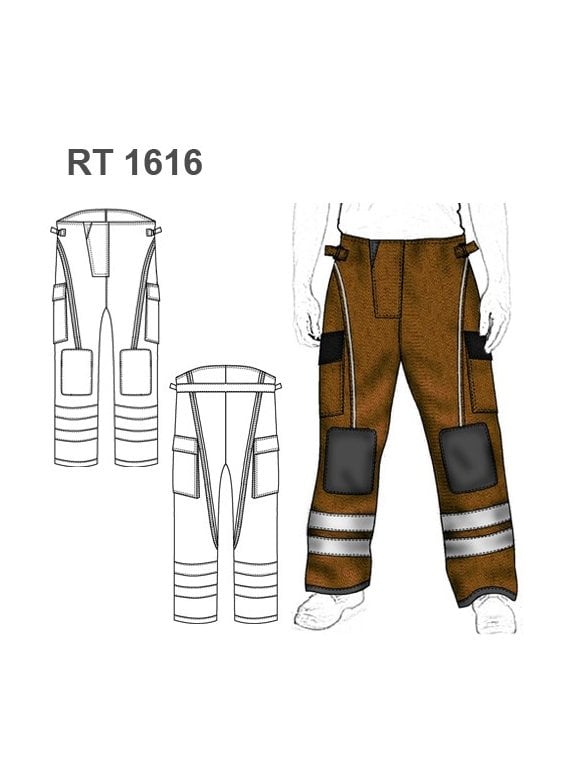 PANTALON BOMBERO RT 1616