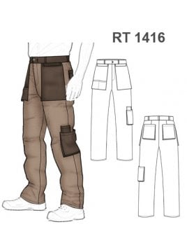 PANTALON CARGO RT 1416