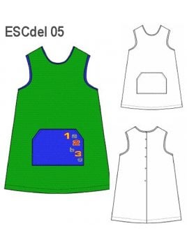 DELANTAL PARVULO ESCOLAR 0905