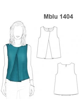 BLUSA CON CRUCE MUJER