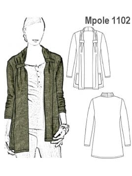 POLERA TIPO TAPADO MUJER.