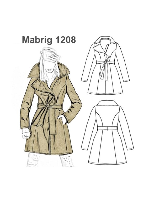 ABRIGO LAZO MUJER 1208