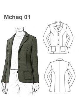 CHAQUETA BLAZER MUJER 0901