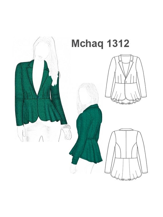 CHAQUETA BLAZER MUJER 1312