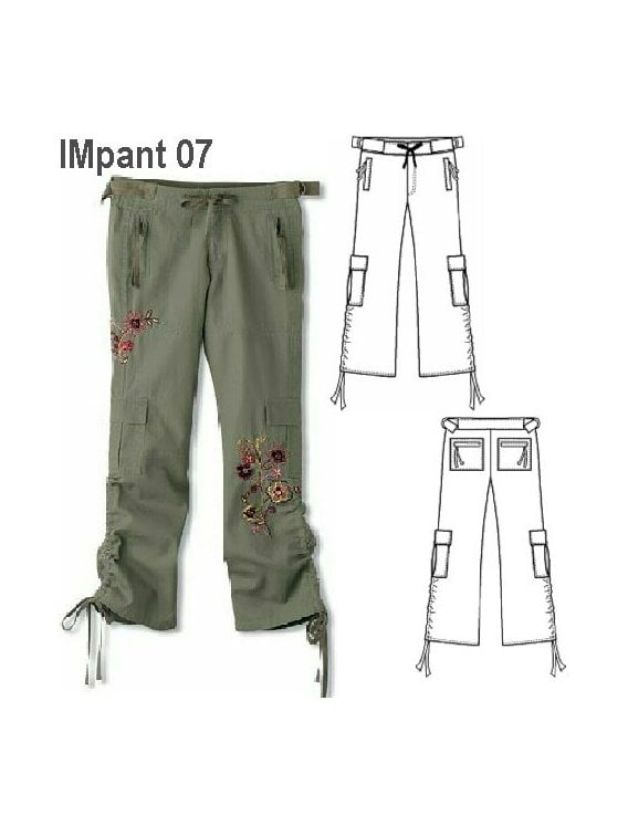 PANTALON CARGO NIÑA 0907