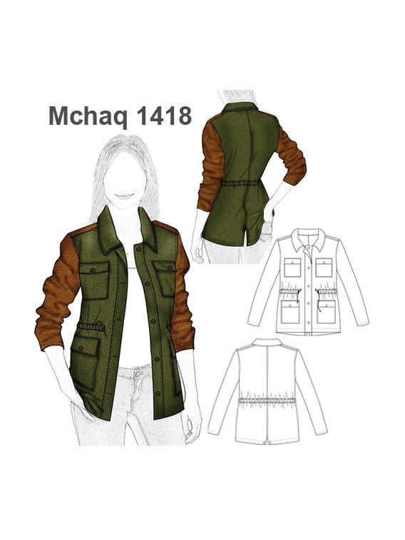 CHAQUETA CAZADORA MUJER 1418