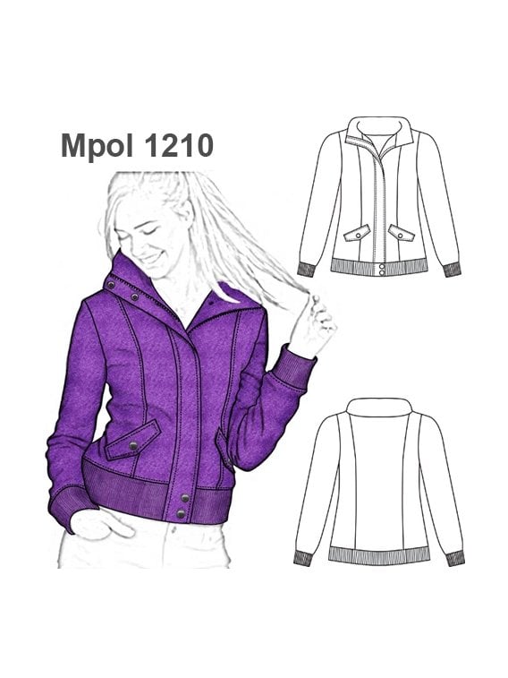 POLERON CHAQUETA MUJER 1210