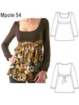 POLERA BLUSON MUJER 0954