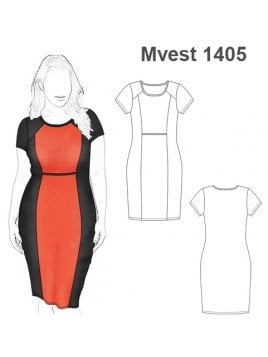 VESTIDO AJUSTADO MUJER 1405