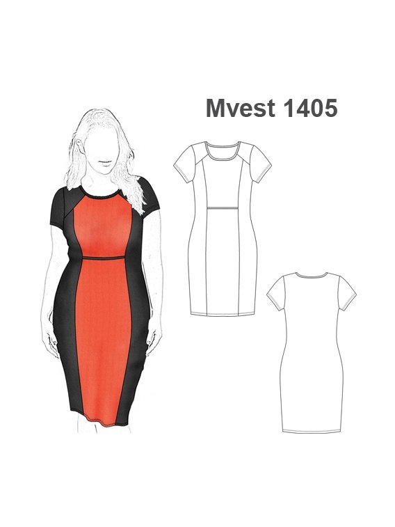 VESTIDO AJUSTADO MUJER 1405