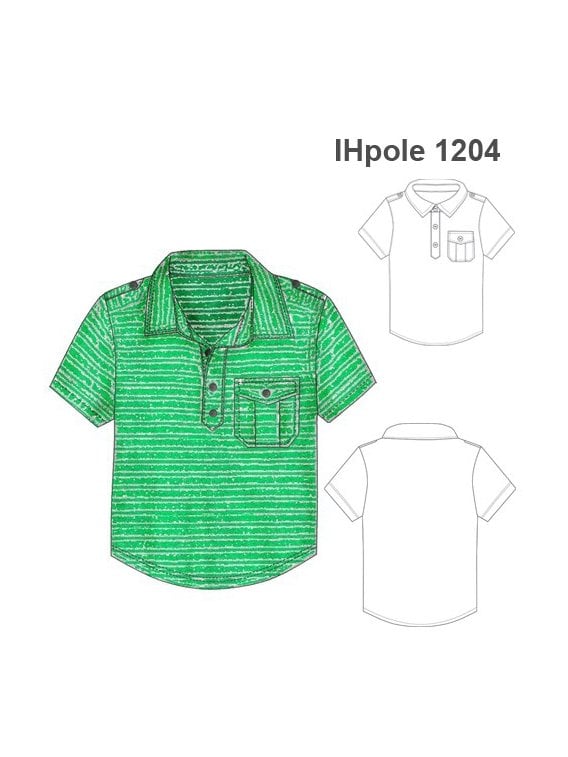 POLERA BOLSILLO PARCHE