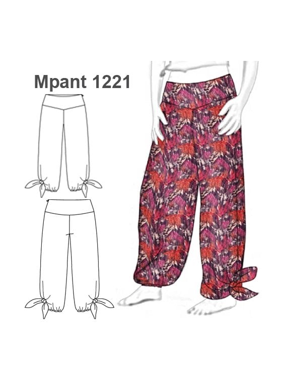 PANTALON BOMBACHO MUJER 1221