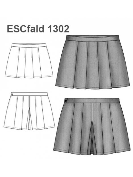 FALDA SHORT ESCOLAR 1302