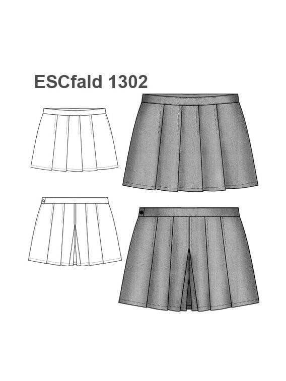 FALDA SHORT ESCOLAR 1302