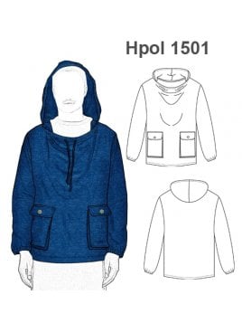 POLERÓN CAPUCHÓN HOMBRE 1501