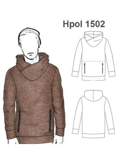 POLERÓN CAPUCHA HOMBRE 1502