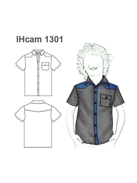 CAMISA CON CANESÚ NIÑO 1301