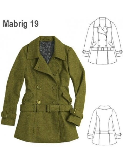 ABRIGO CRUZADO MUJER