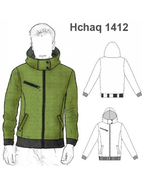 CHAQUETA CAPUCHÓN HOMBRE 1412