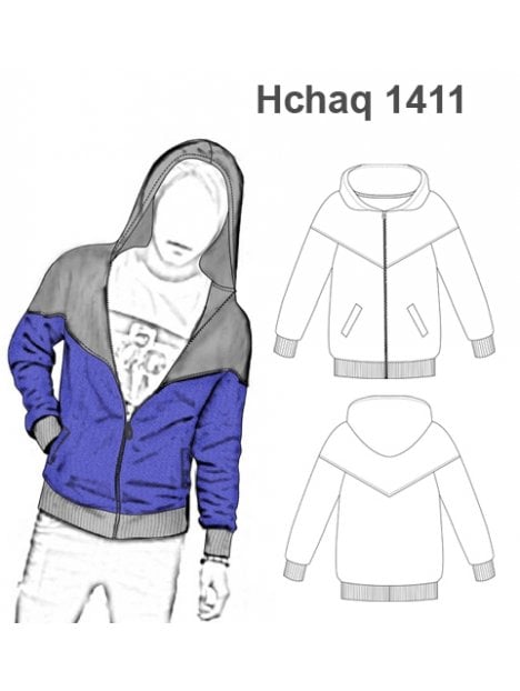 CHAQUETA CAPUCHÓN HOMBRE 1411