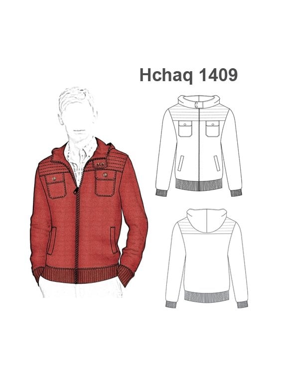 CHAQUETA CAPUCHÓN HOMBRE 1409