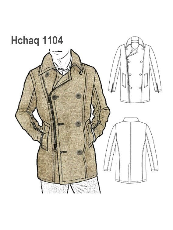 CHAQUETíñN CRUZADO HOMBRE CON FORRO INTER