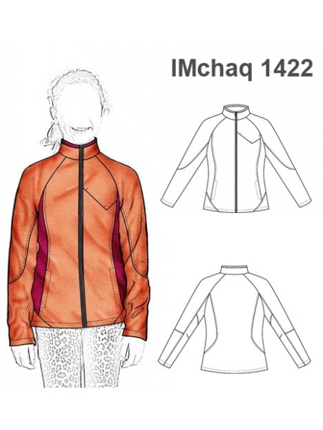CHAQUETA MANGA RAGLAN NIÑA 1422