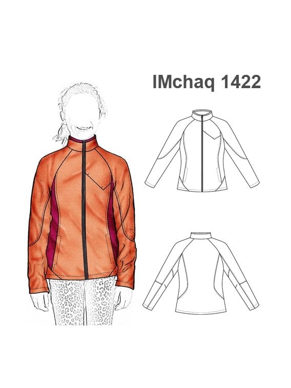 CHAQUETA MANGA RAGLAN NIÑA 1422
