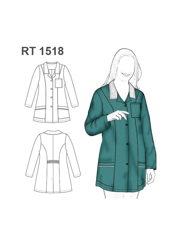 DELANTAL DE TRABAJO MUJER 1518