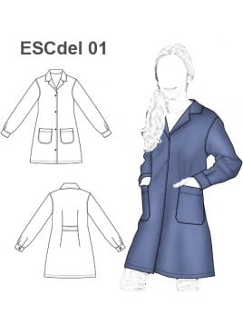 DELANTAL BASICO ESCOLAR 0901