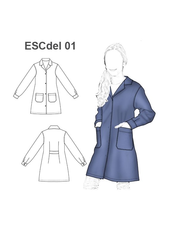 DELANTAL BASICO ESCOLAR 0901