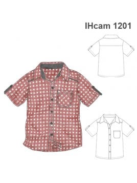 CAMISA CANESU NIÑO 1201